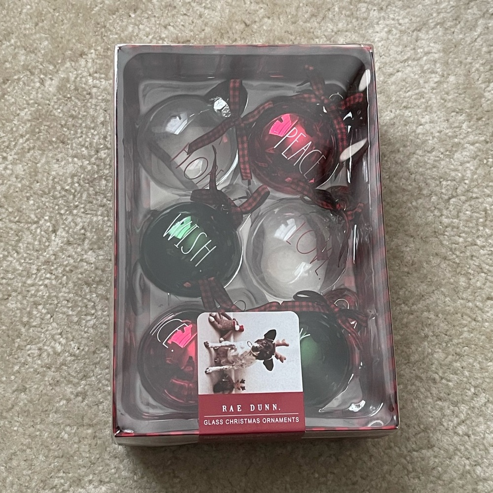 NEW - Rae Dunn Christmas Tree Ornaments